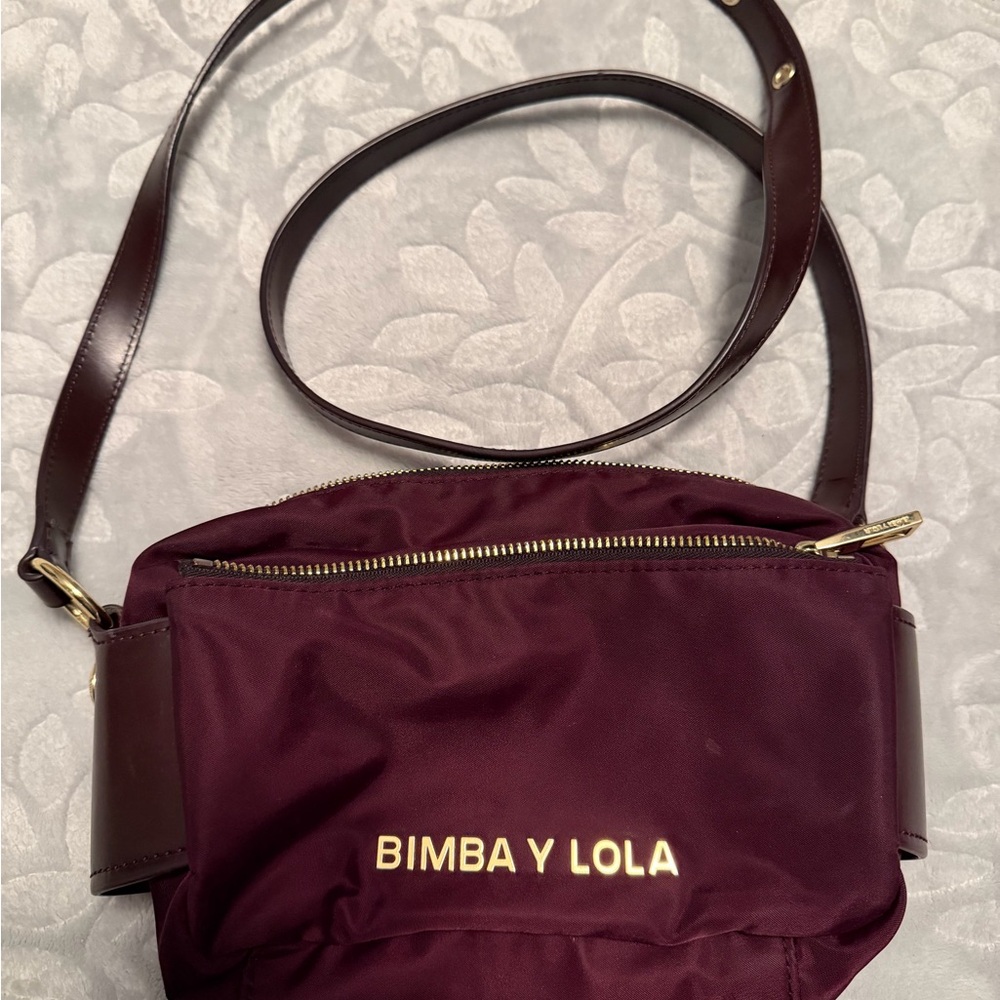 Bimba Y Lola Wine Crossbody Bag